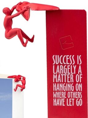 Cliffhangers Bookmark With Inspirational Quote